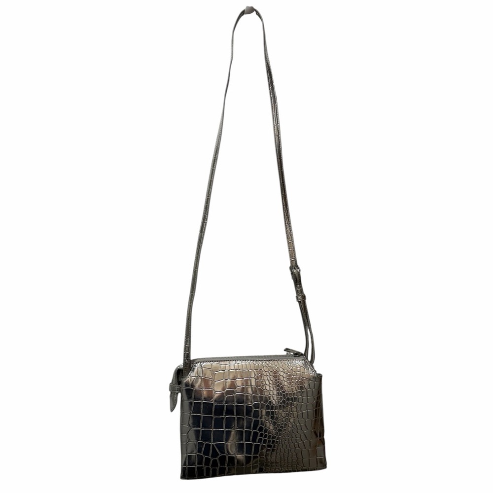 Croc-Embossed Crossbody Bag - Picture 2 of 6